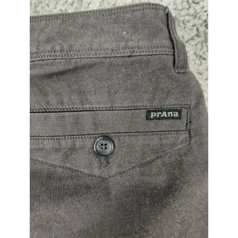 Prana Pants Men's 30x32 Dark Gray Straight Fit Stretch Casual Golf Outdoor‎